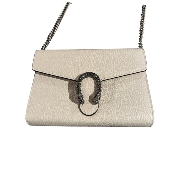 Gucci Dionysus Wallet on Chain WOC Ivory Cream and Pink Interior SHW - Picture 1 of 8